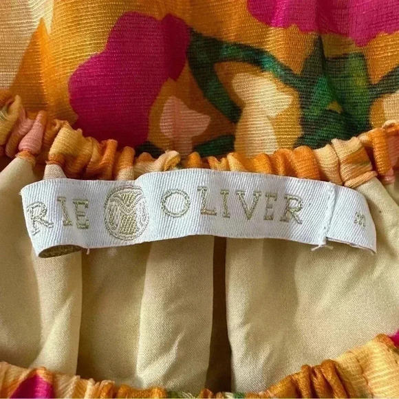 New Marie Oliver Greta Dress Marigold Trellis Sz M $338.00 - Picture 7 of 15